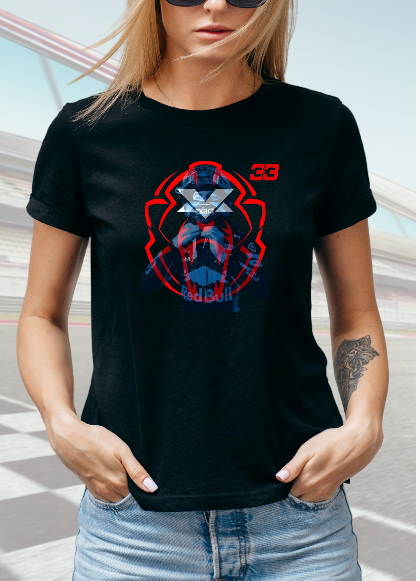 Camiseta F1 de Mujer Max Verstappen