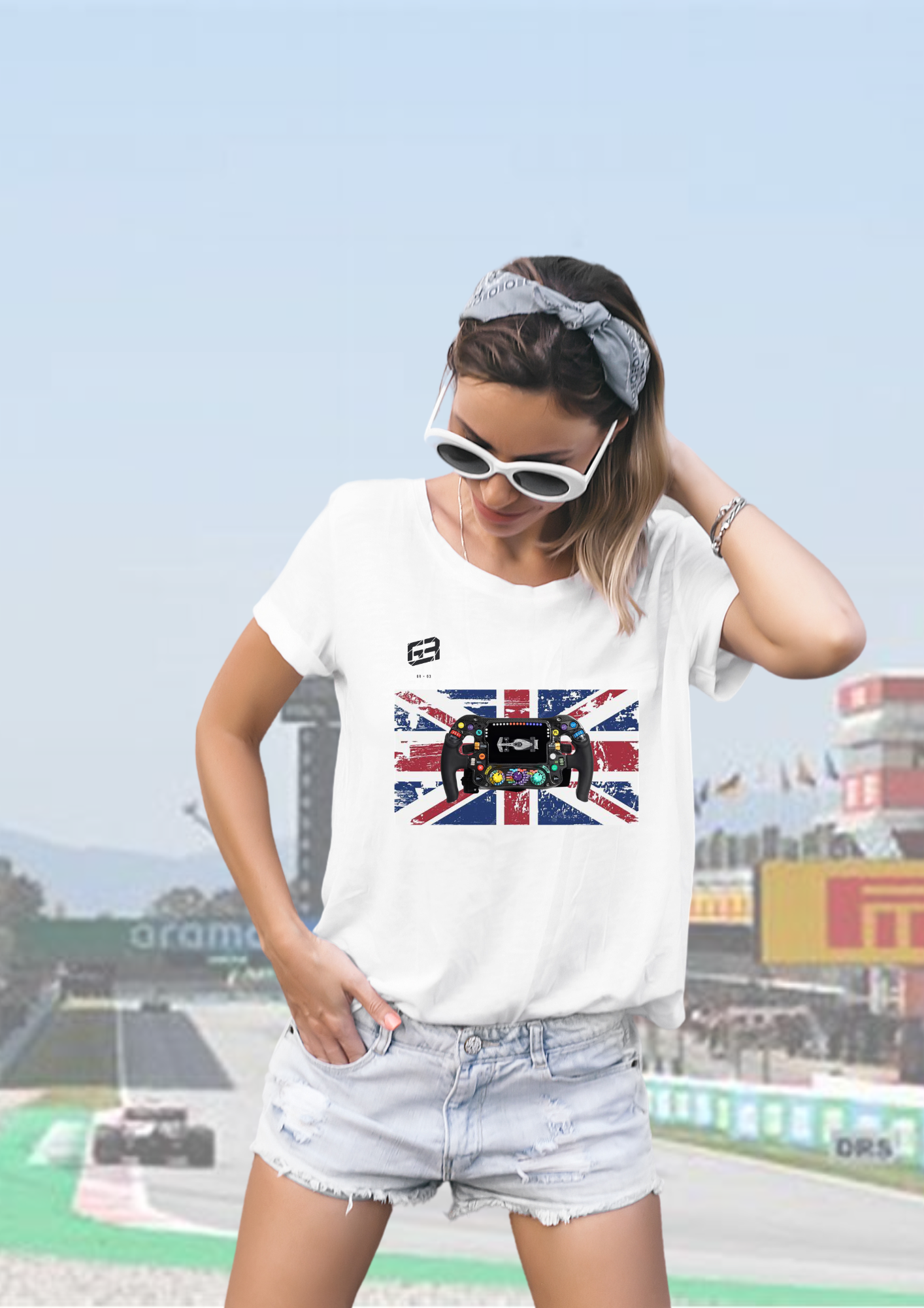 Camiseta F1 de mujer George Russell