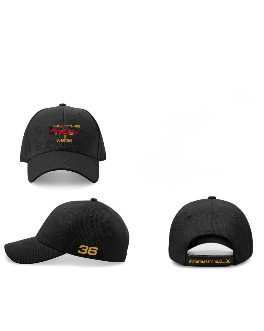 Gorra María Sánchez Porsche GT3 - TurboZone F1