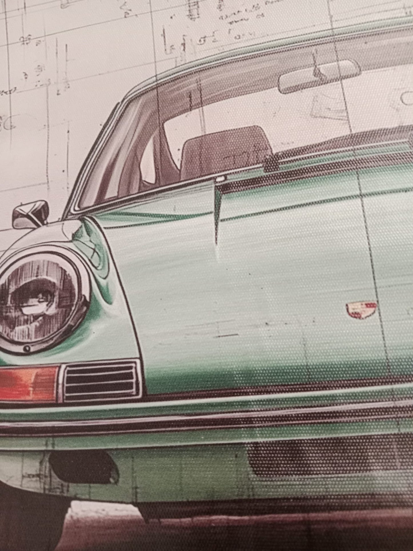 Cuadro Porsche Vintage