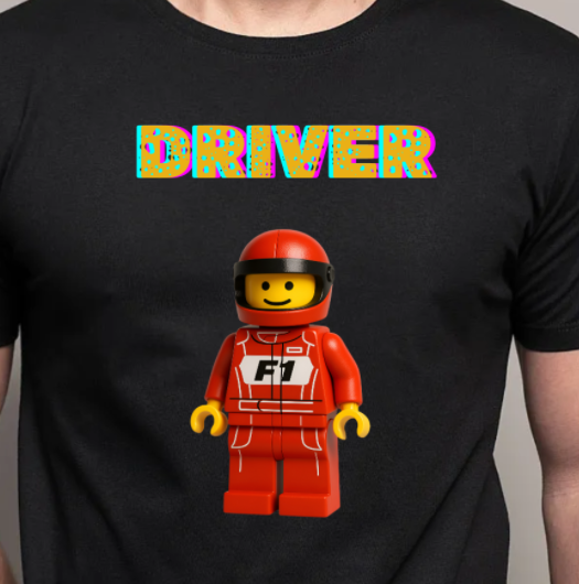 Camiseta bloque de construcción Hombre