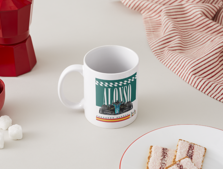 Taza Cerámica Fernando Alonso