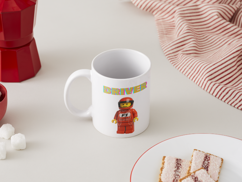 Taza Cerámica F1 bloque de construcción