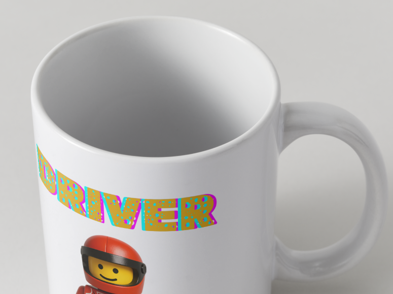 Taza Cerámica F1 bloque de construcción