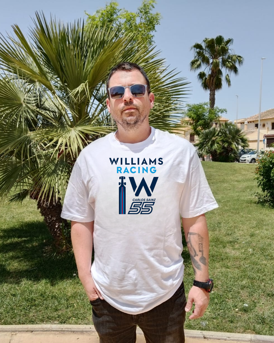 Camiseta F1 Carlos Sainz 55 Williams