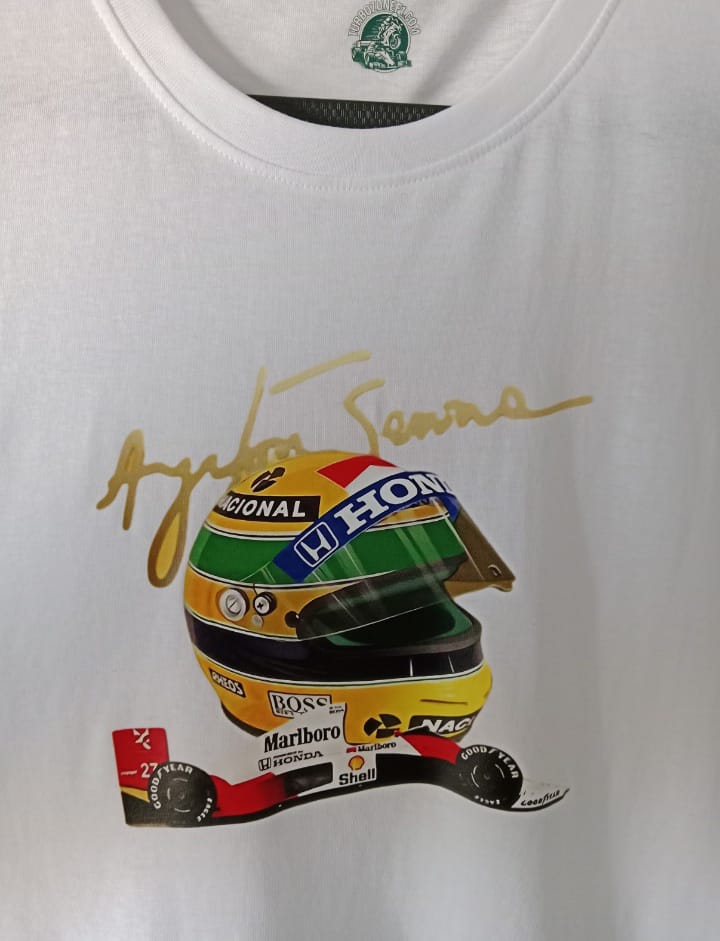 Camiseta Ayrton Senna Driver Legend