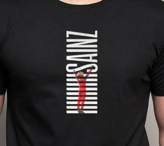 Camiseta Carlos Sainz celebración