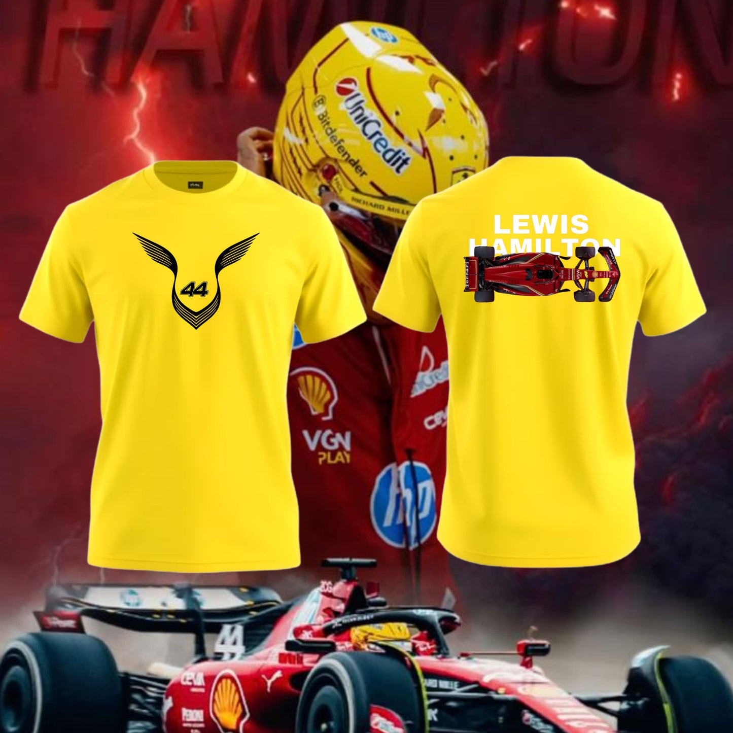 Camiseta Lewis Hamilton 44