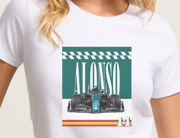 camiseta Fernando Alonso Mujer