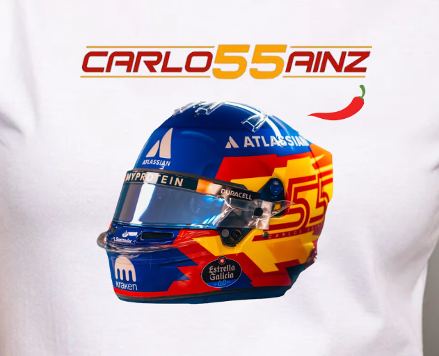 Camiseta Carlos Sainz 55 Mujer