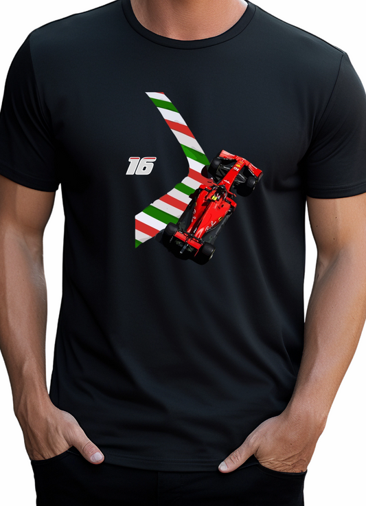 Camiseta Ferrari Leclerc 16