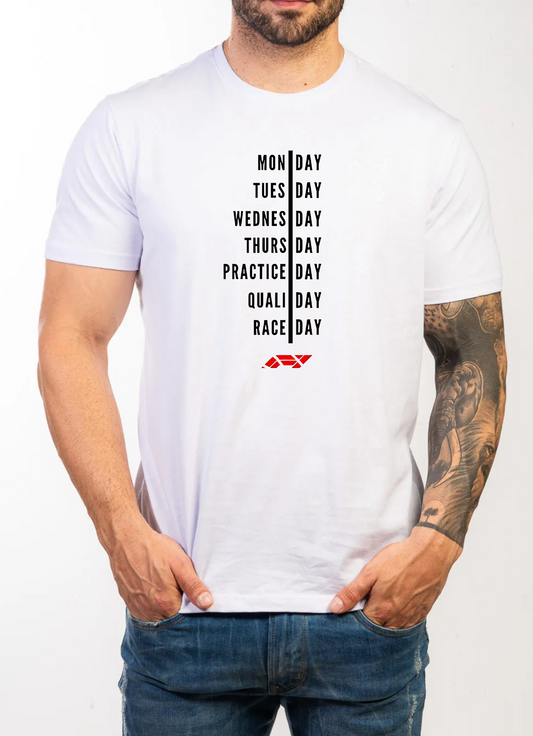 Camiseta f1 weekdays