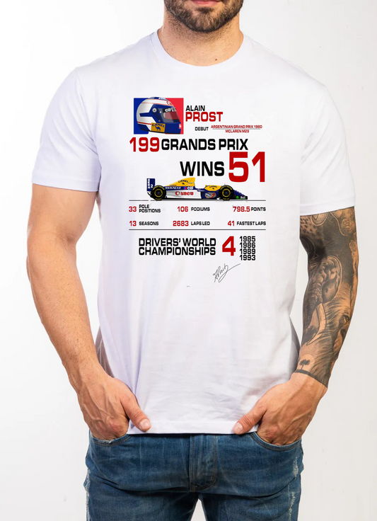 Camiseta F1 Alain Prost