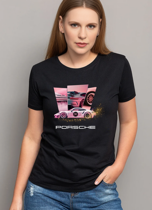Camiseta Porsche Mujer