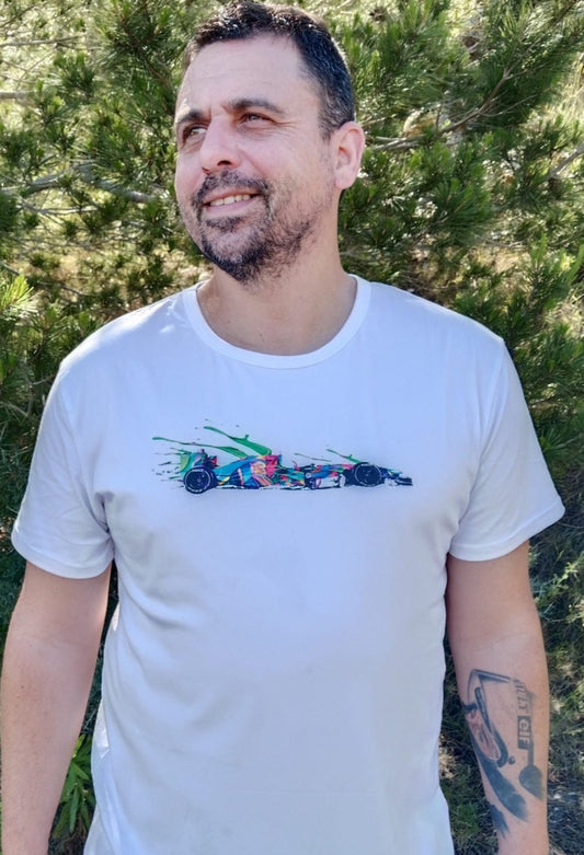 Camiseta Coche F1 Abstract