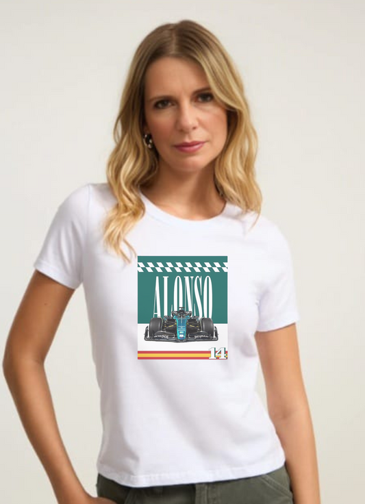 camiseta Fernando Alonso  Mujer