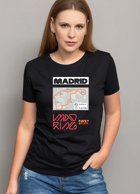 Camiseta F1 Madrid Racing Mujer