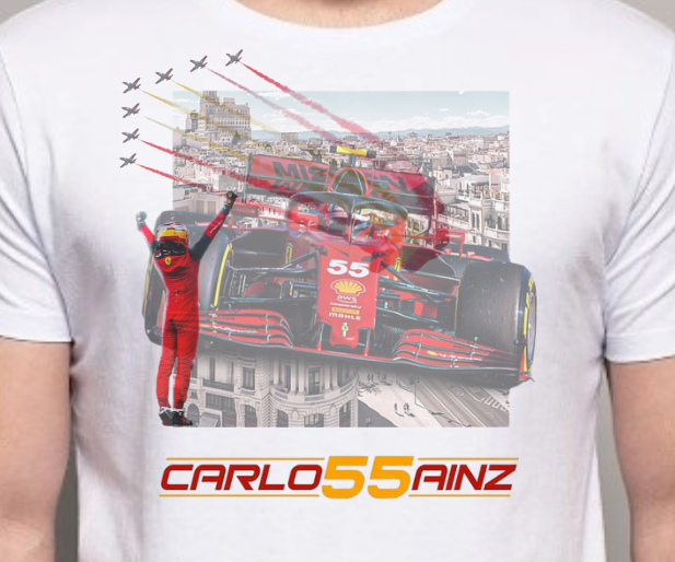 Camiseta Carlos Sainz y Patrulla Águila
