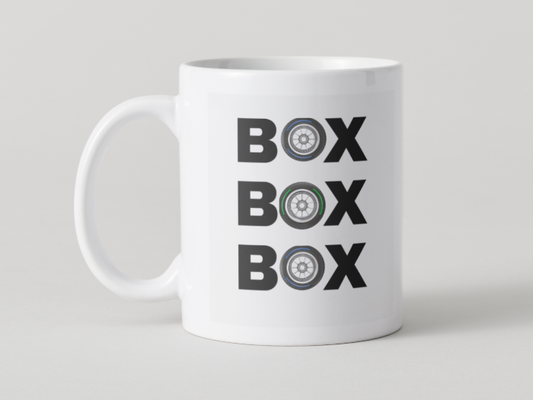 Taza Cerámica Box Box Box