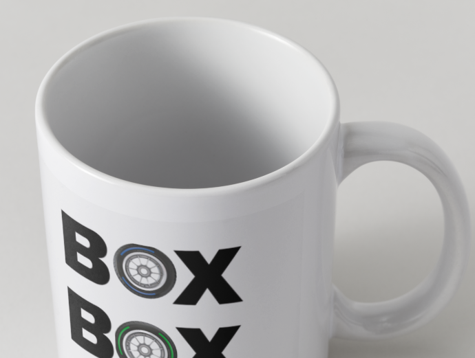 Taza Cerámica Box Box Box