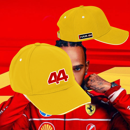 Gorra Piloto Lewis Hamilton 2026 - Amarillo