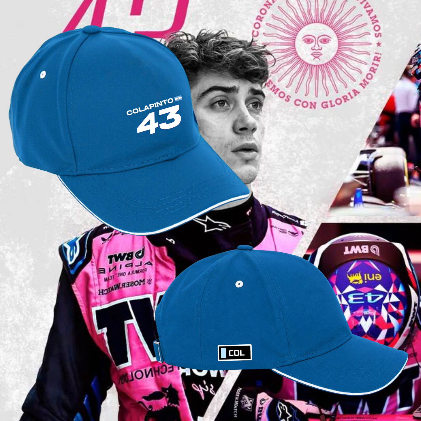 Gorra Colapinto 2026 Piloto - Azul