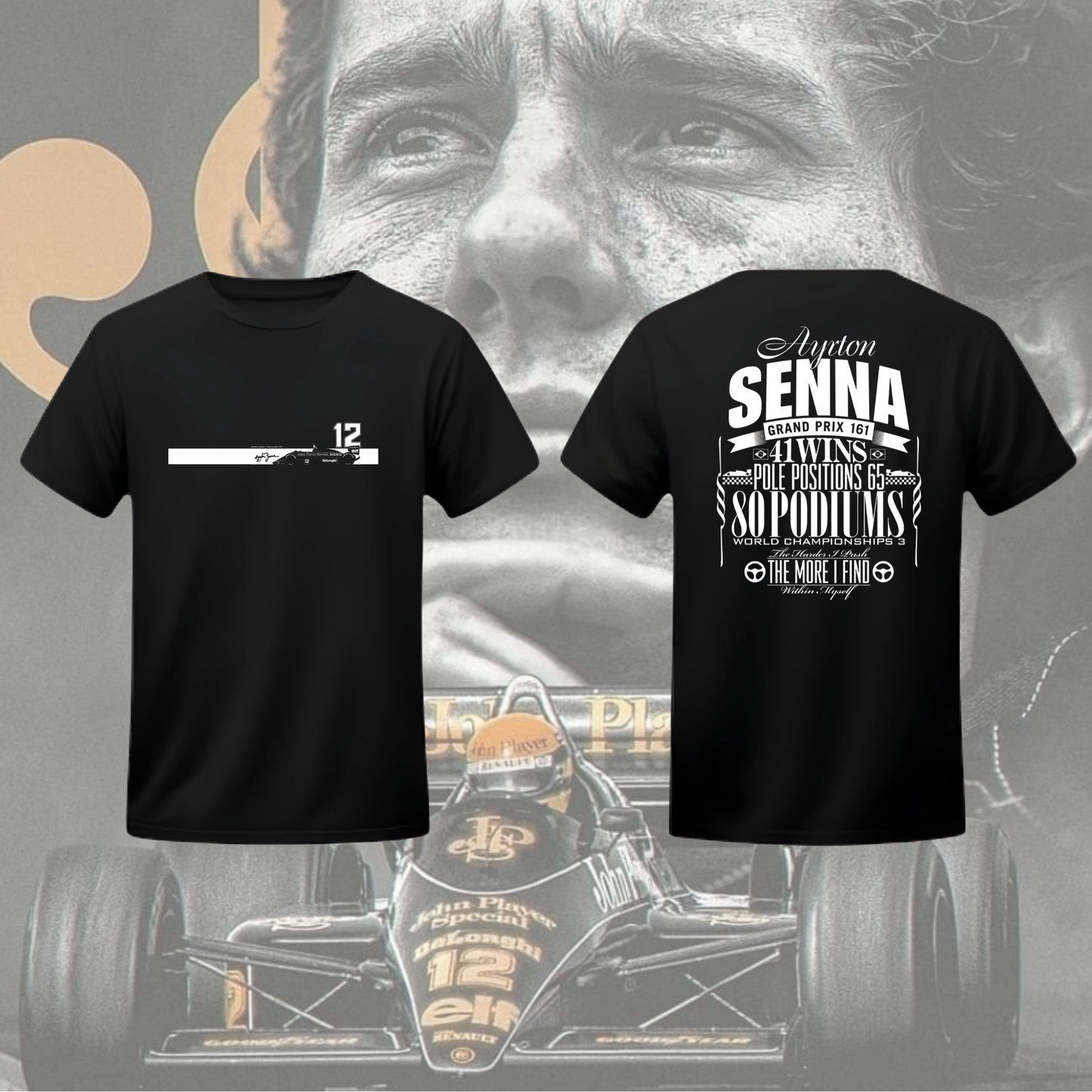 Camiseta Ayrton Senna