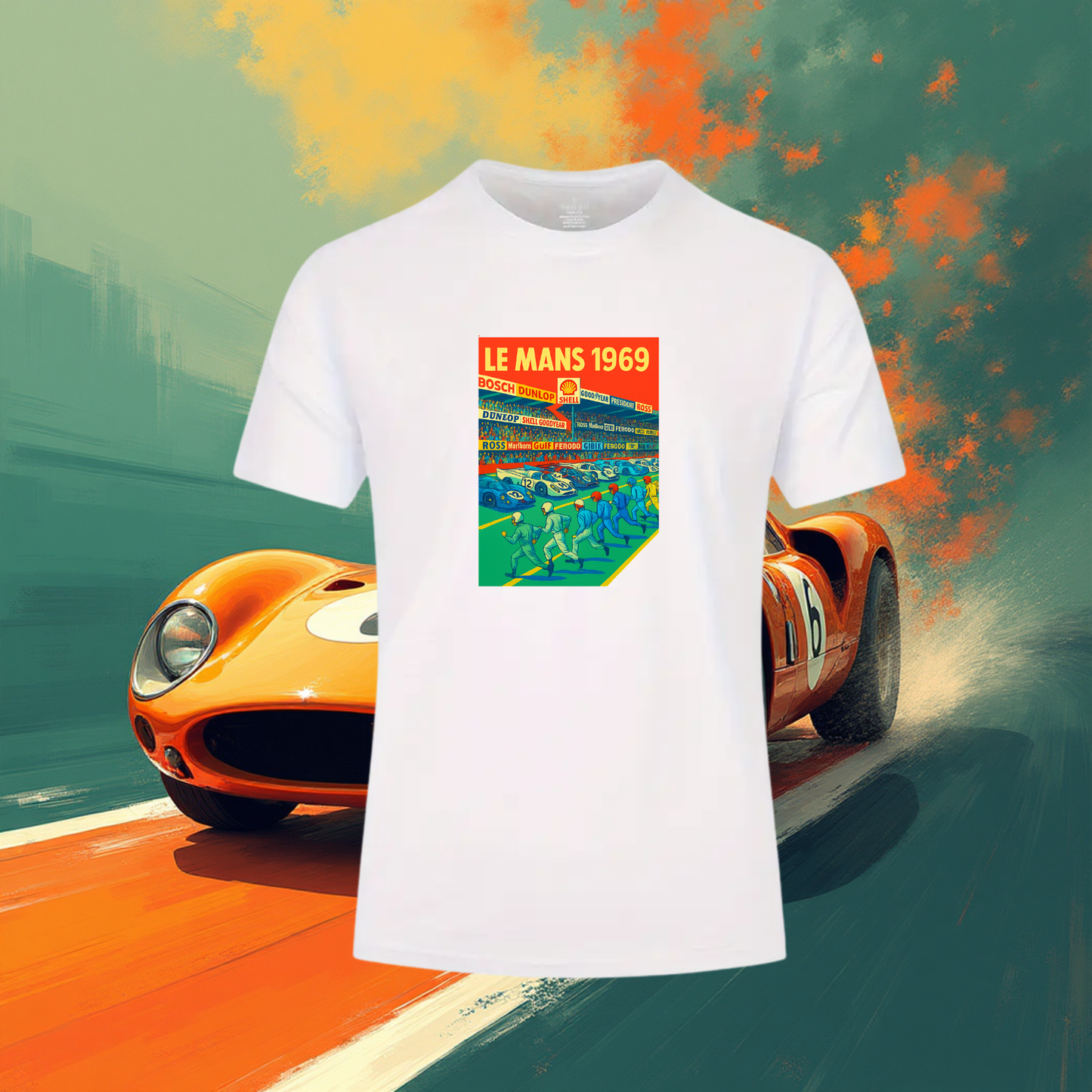 Camiseta Le Mans 1969