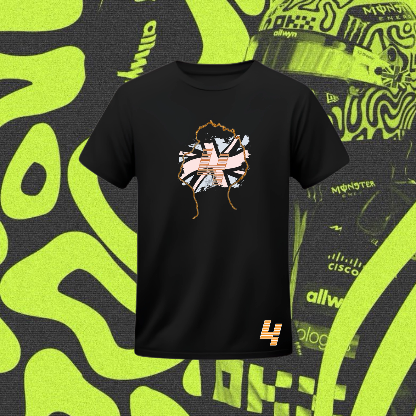 Camiseta Lando Norris Hombre 4