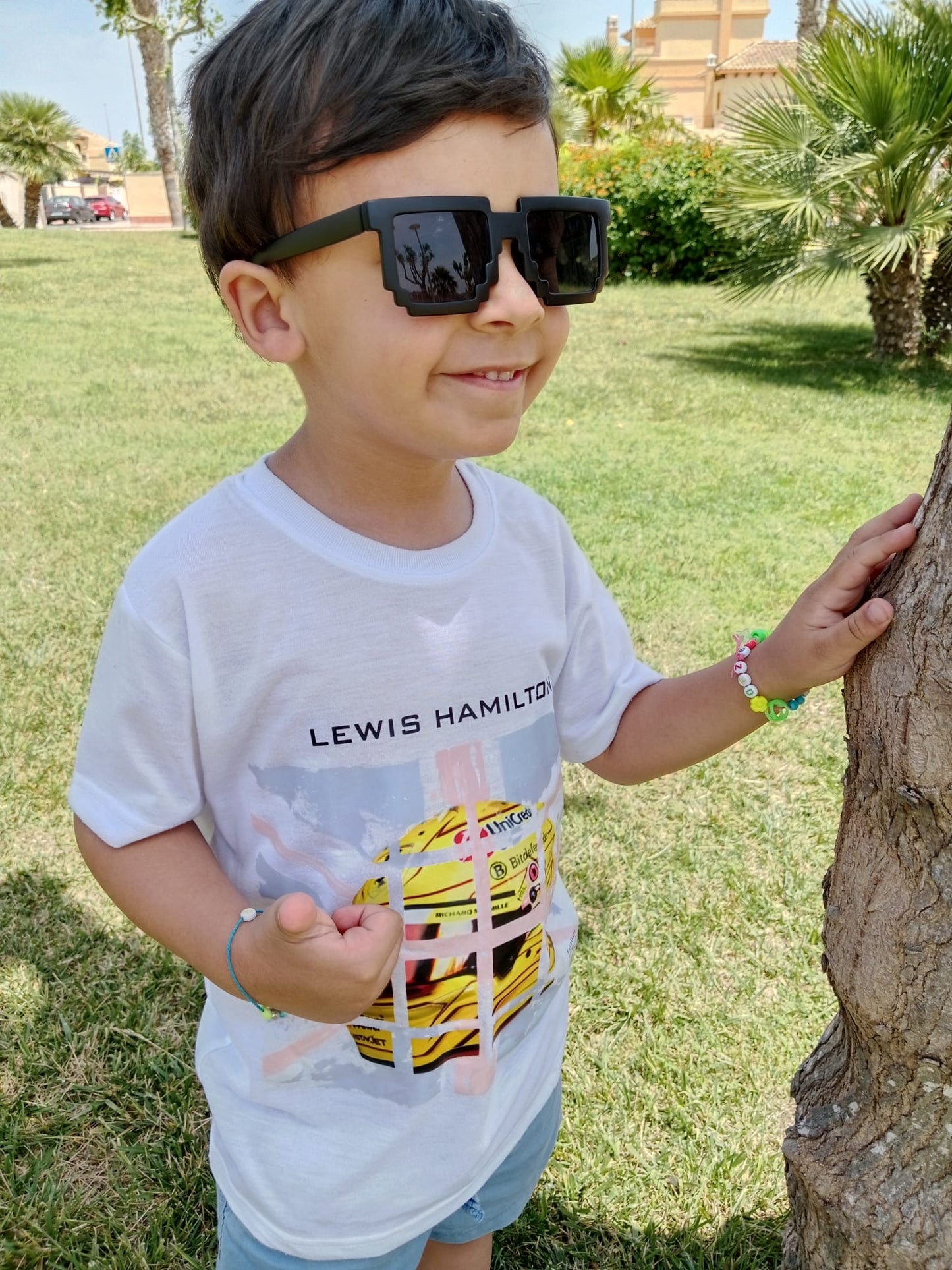 Camiseta F1 Mini Drivers Lewis Hamilton