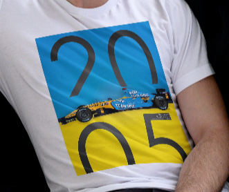 Camiseta F1 Fernando Alonso Renault 2005
