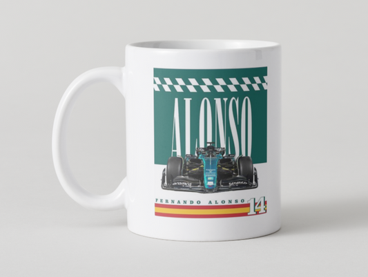 Taza Cerámica Fernando Alonso